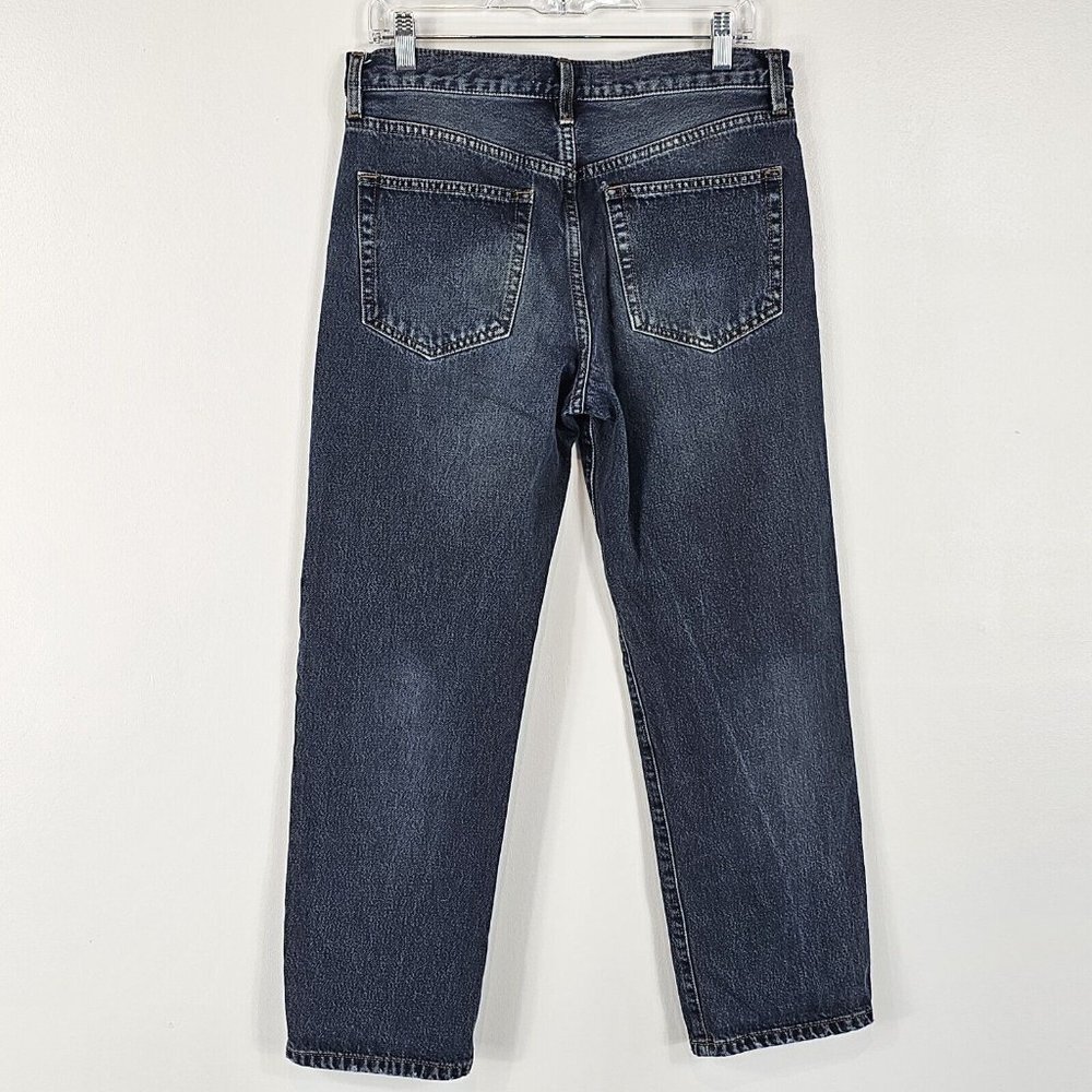 We The Free People Stella Jeans Womens 27 High Rise Boot Cut Button Fly Blue - Picture 3 of 13